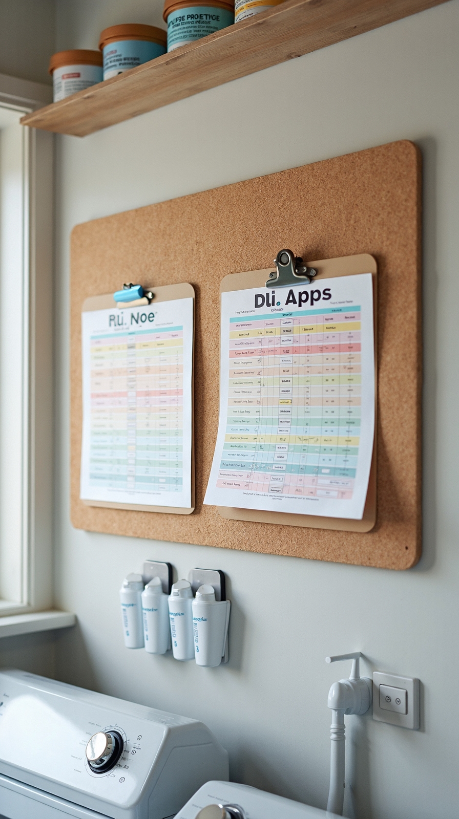 streamlined laundry organization command center