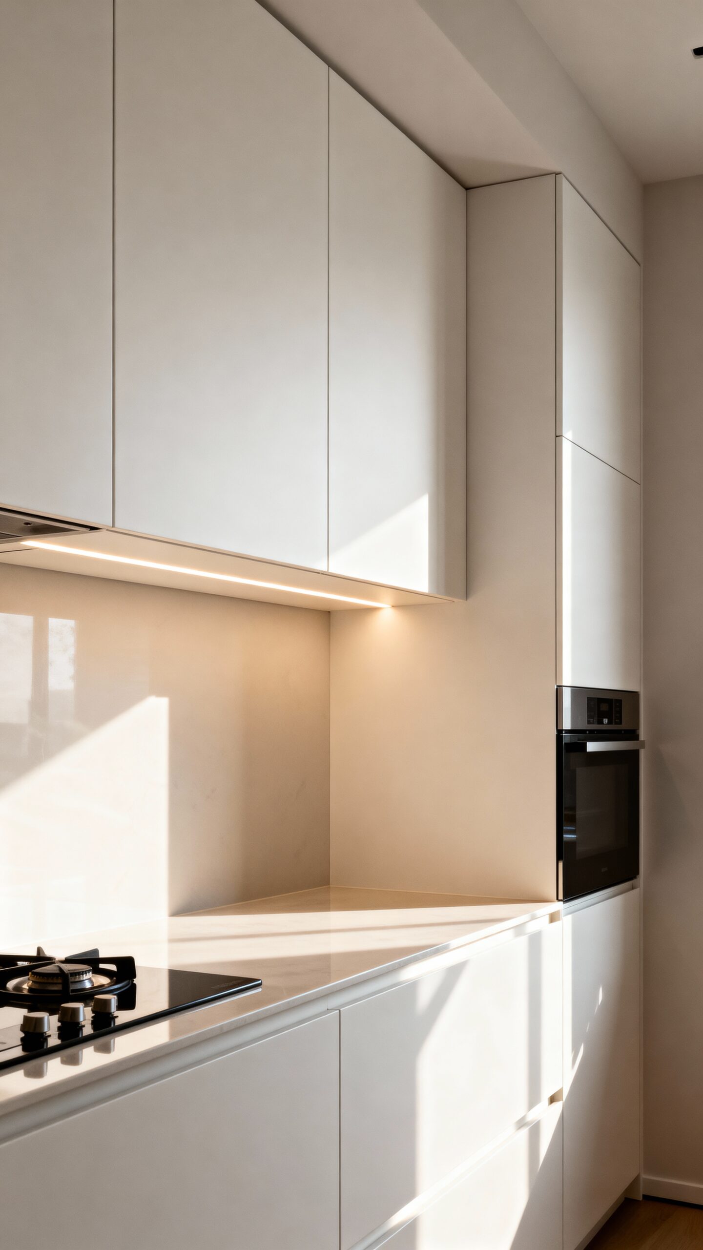 streamlined modern handleless cabinet designs