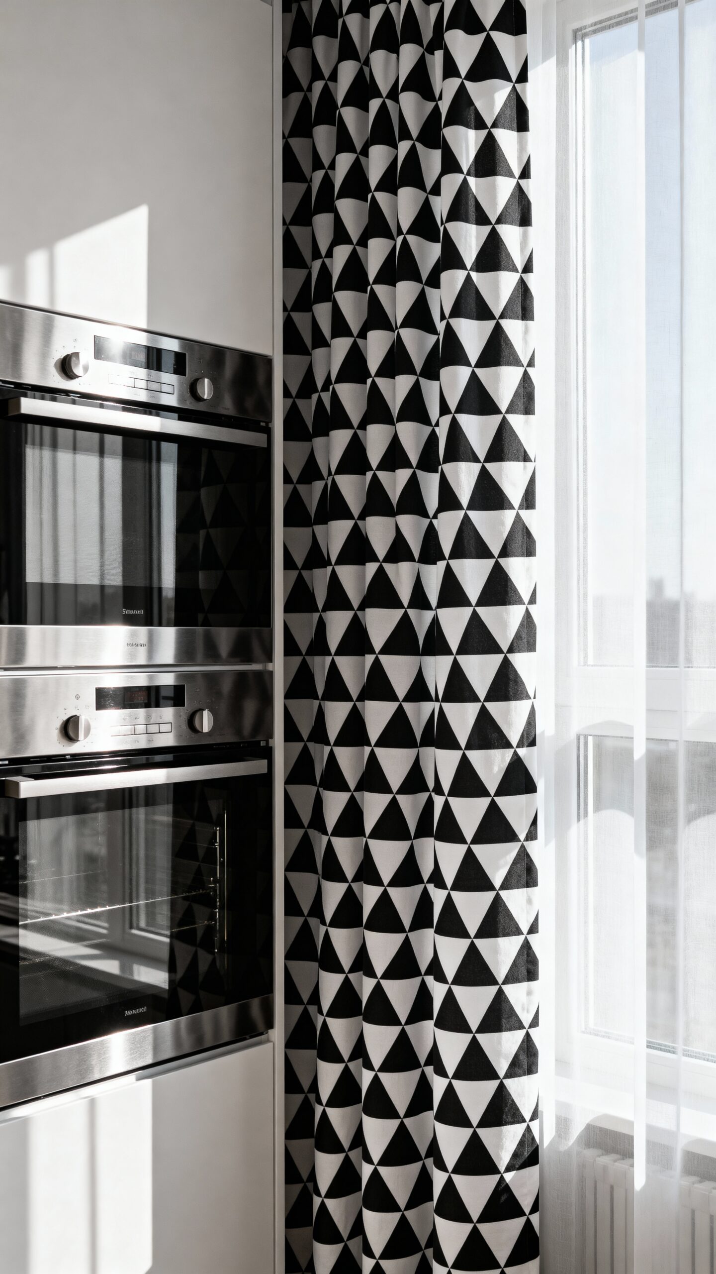 striking modern geometric curtain designs