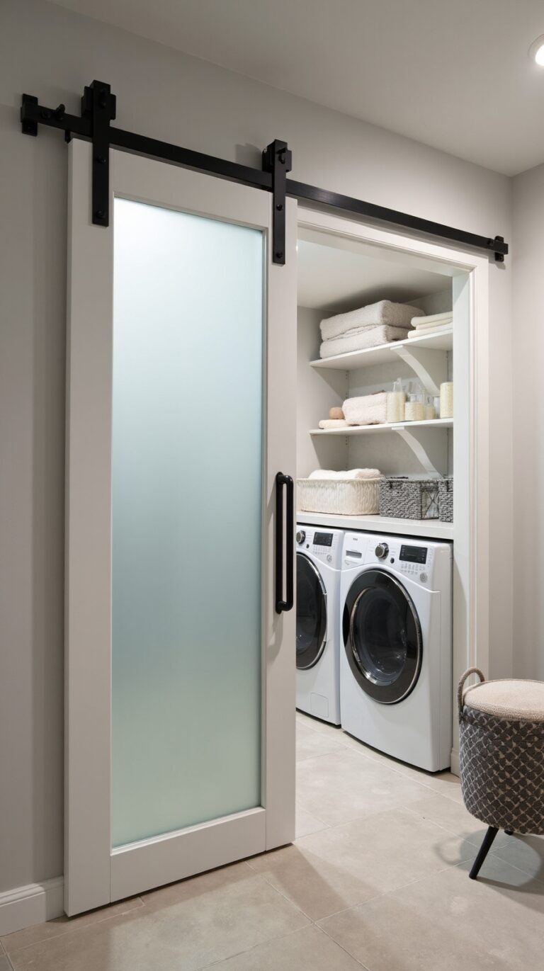 stylish laundry room door ideas