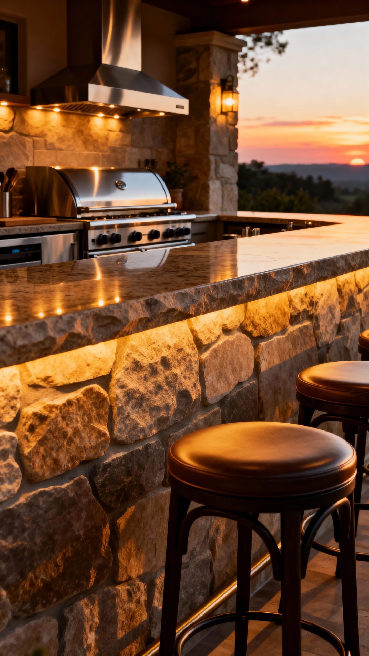 stylish outdoor entertaining kitchen ideas