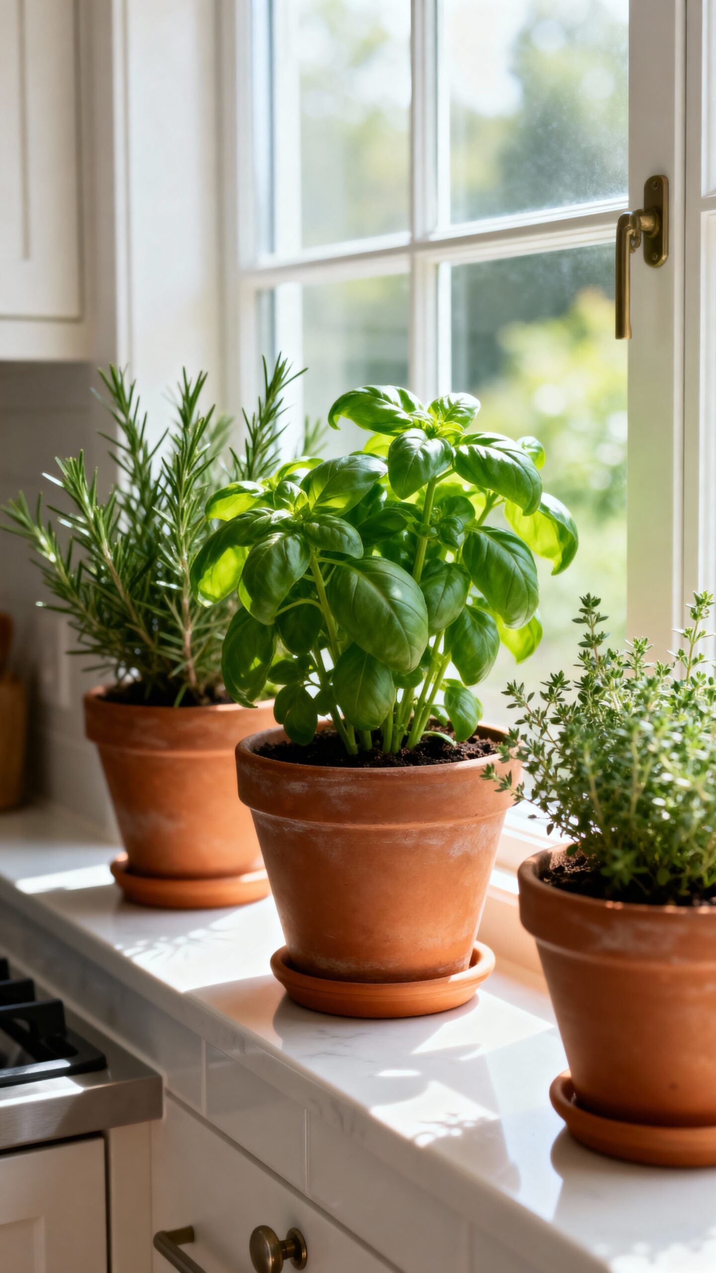 thriving indoor herb garden convenience