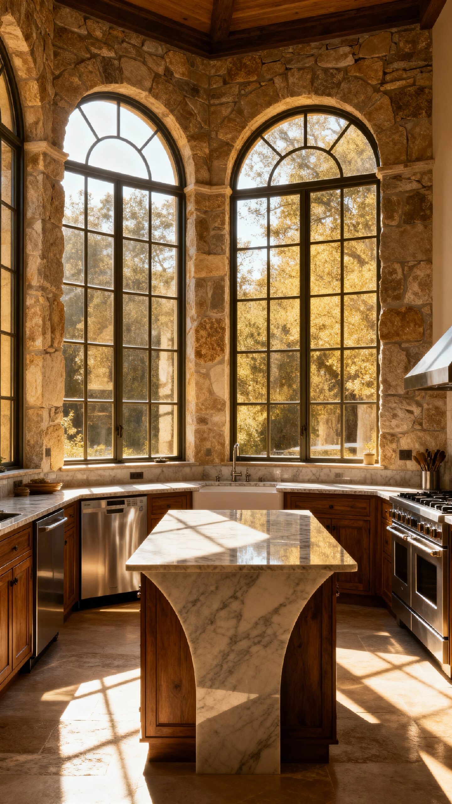 timeless architectural elegance with arched windows