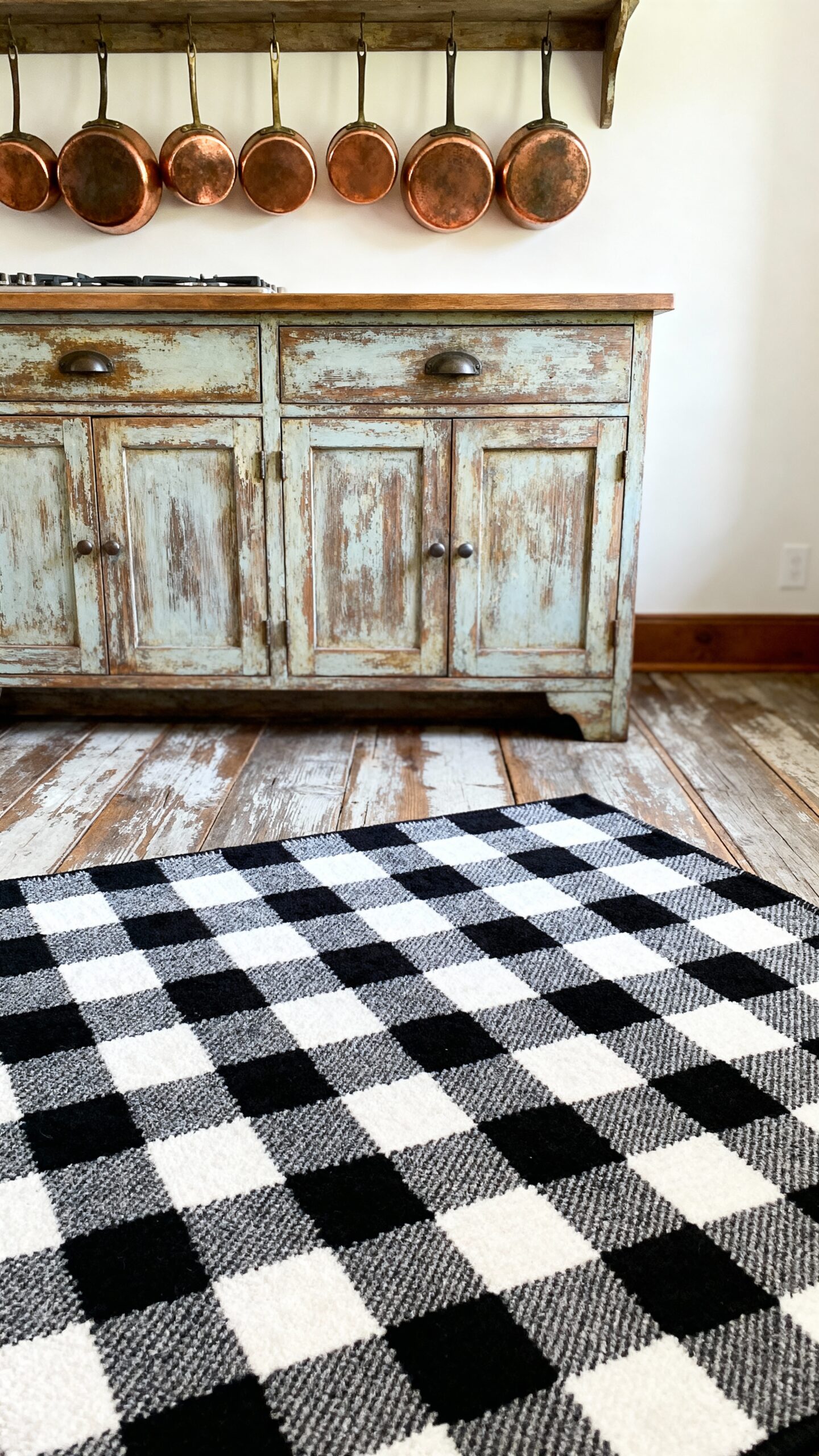 timeless classic checkered farmhouse