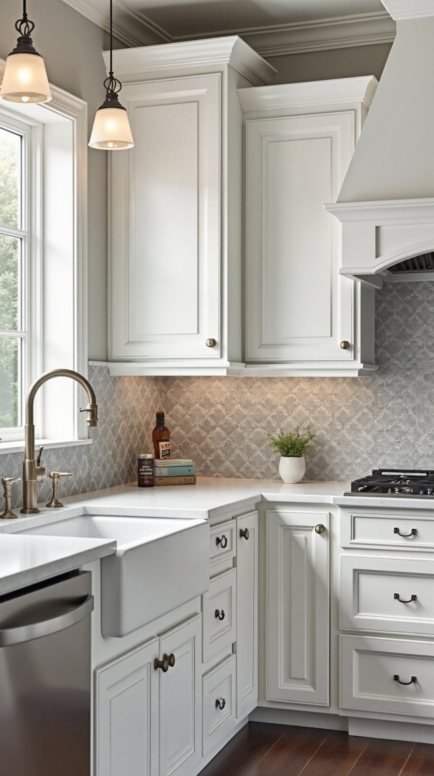 timeless elegant versatile arabesque kitchen backsplash