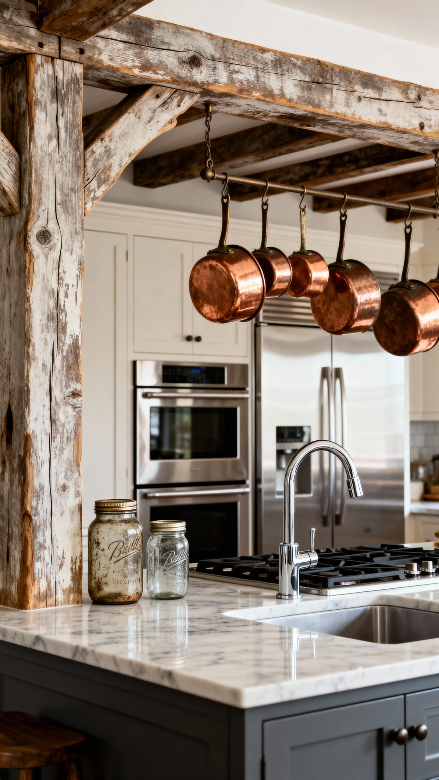 timeless farmhouse blends old and new