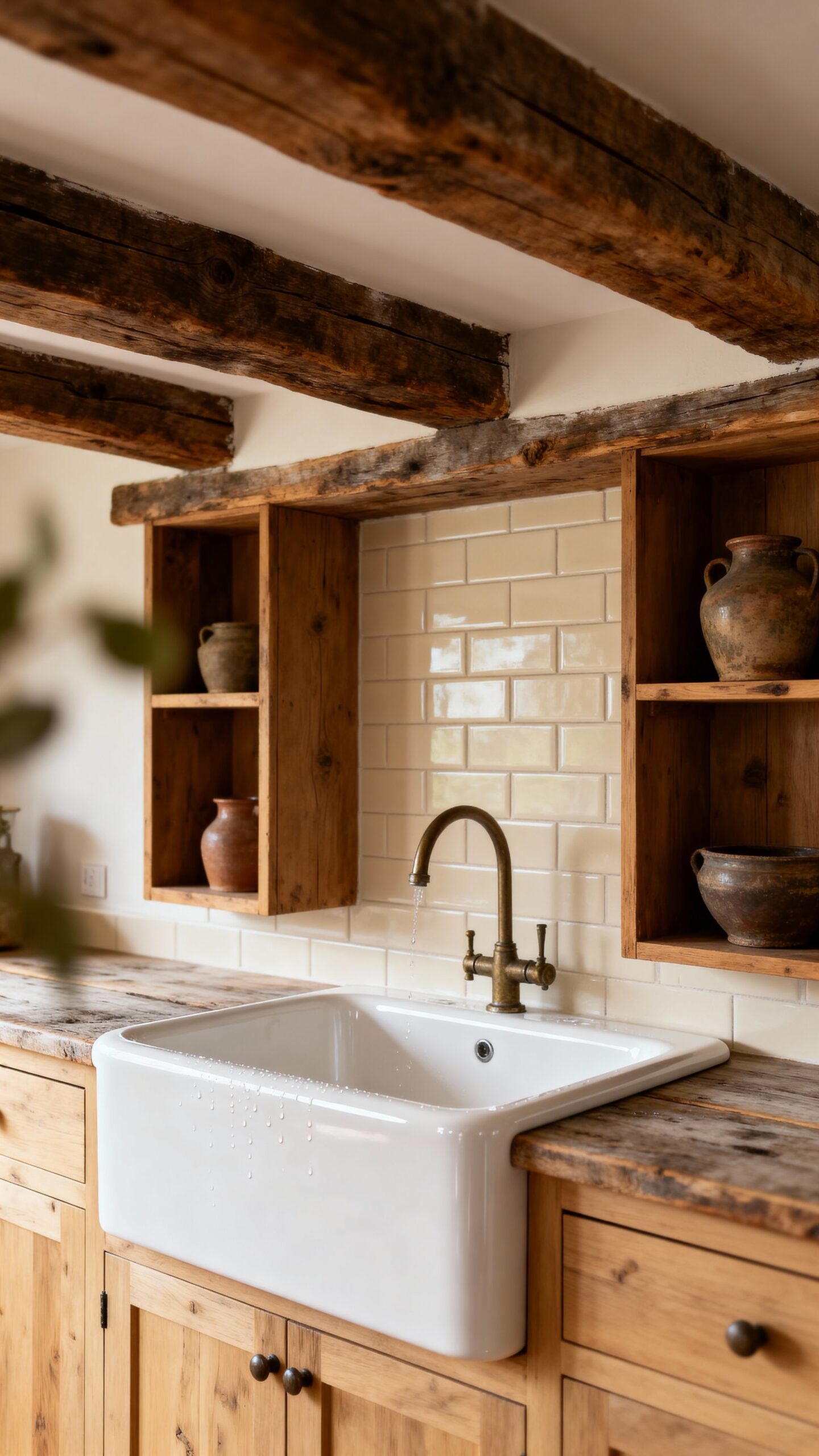 timeless farmhouse kitchen focal point