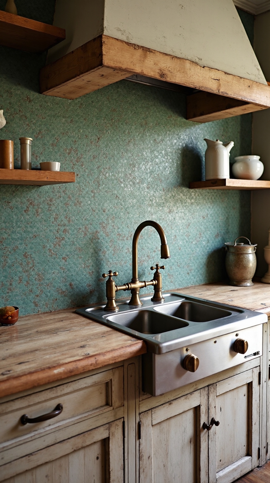 timeless metallic patina elegance