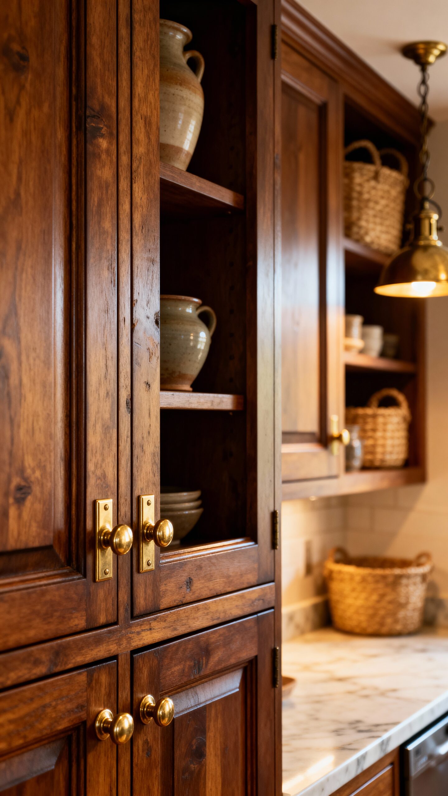 timeless rustic kitchen cabinet elegance