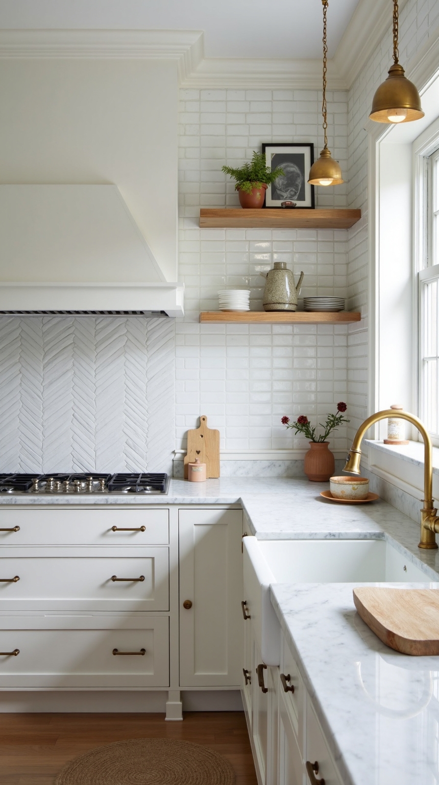 timeless subway tile kitchen backsplash