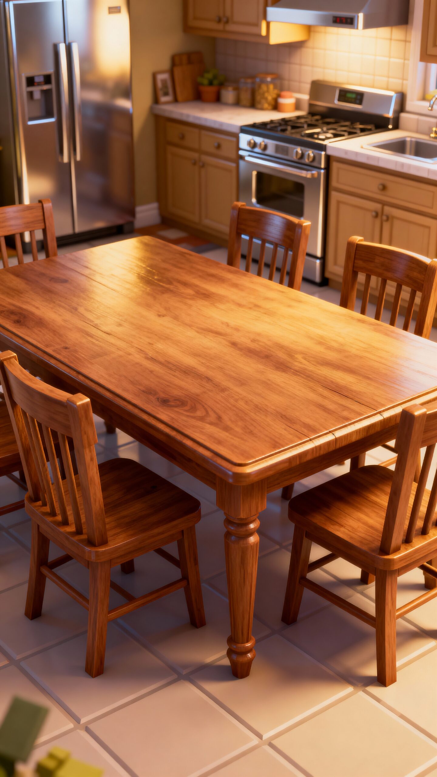 timeless wooden rectangle dining set