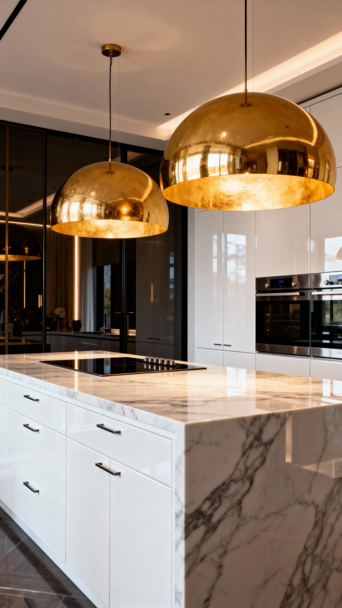 transformative lighting enhances kitchen luxury