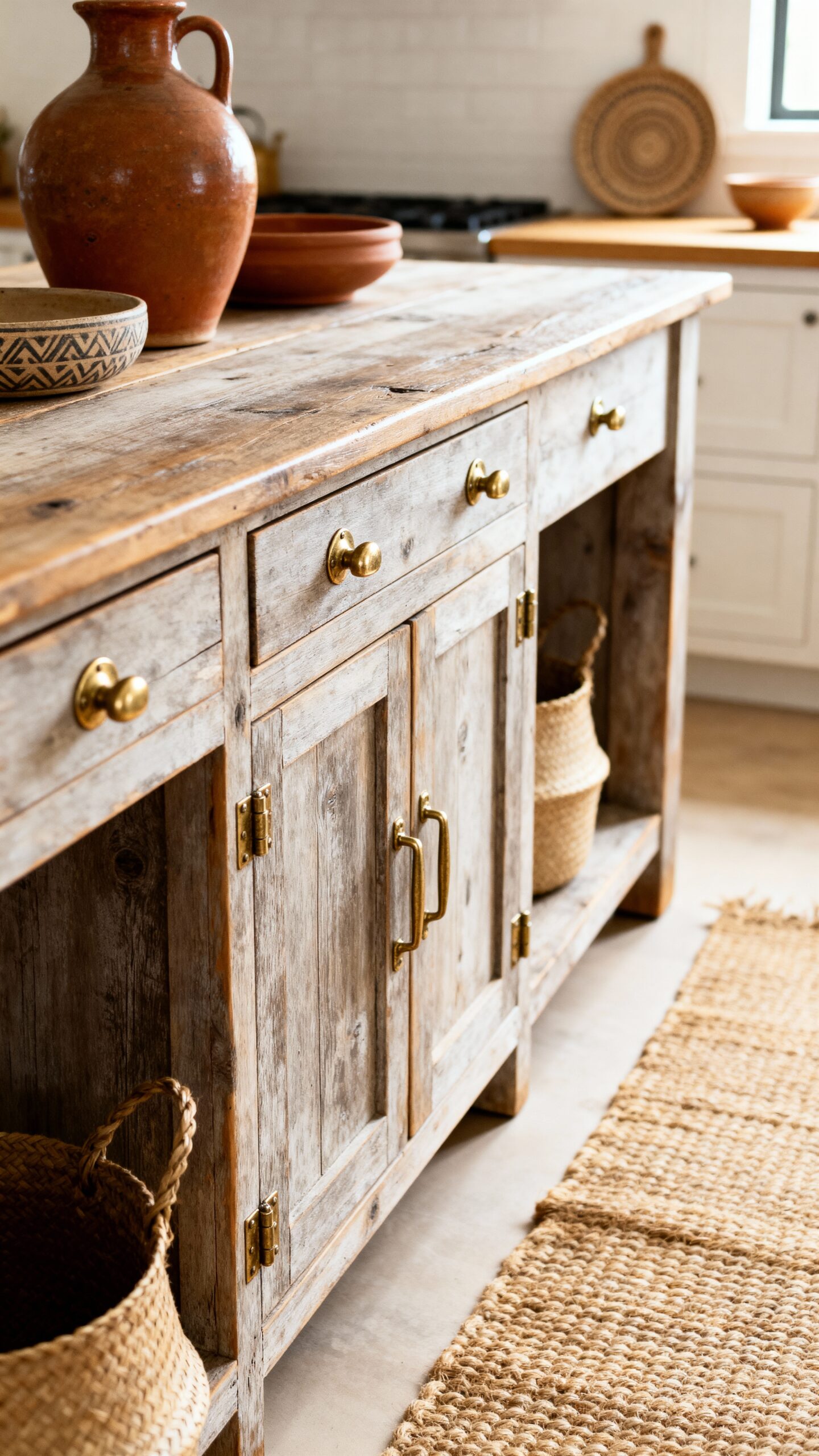 unique charming rustic kitchen island repurpose