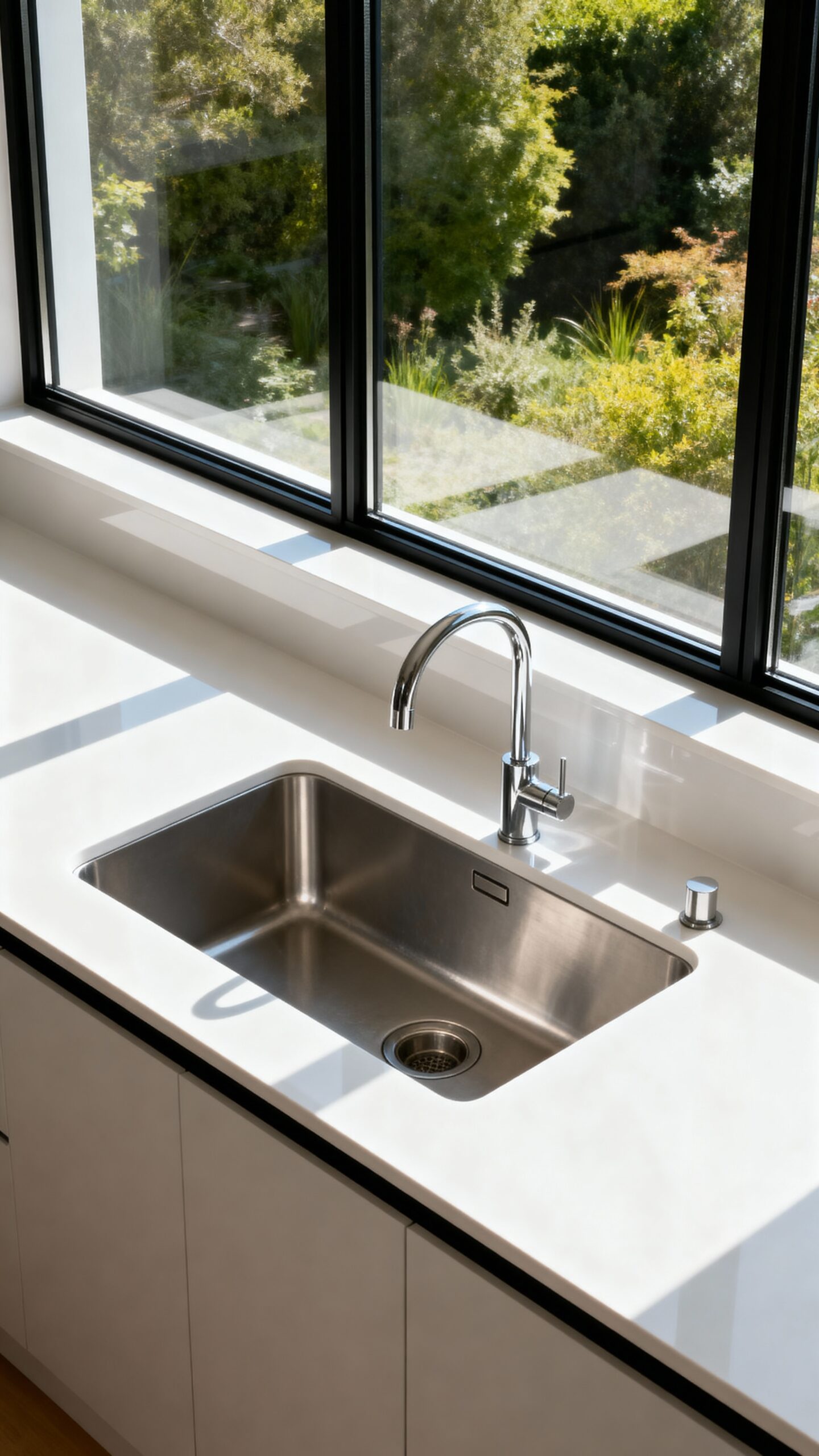 unobstructed expansive minimalist window frames