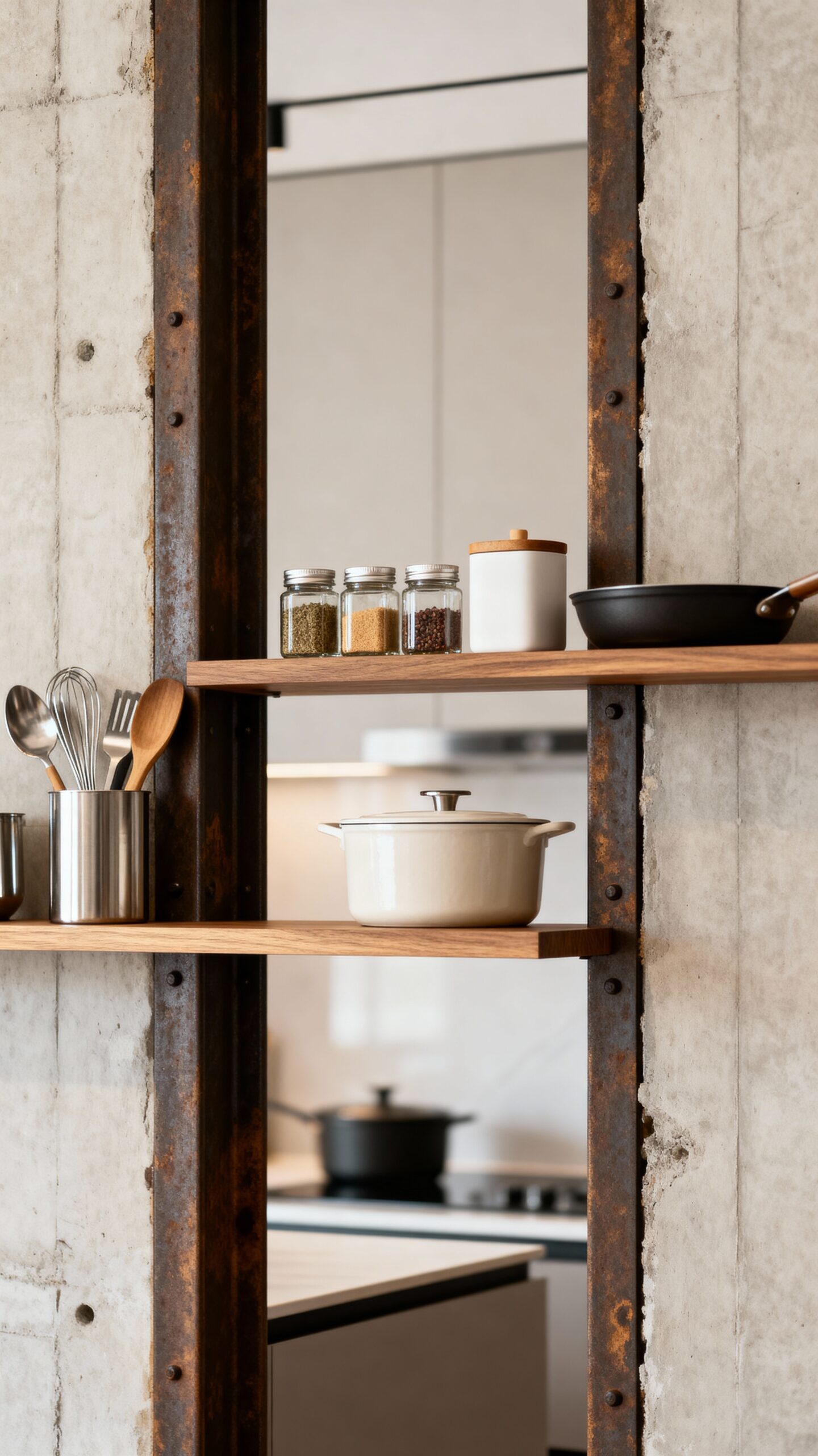 utilize hidden stud space for storage