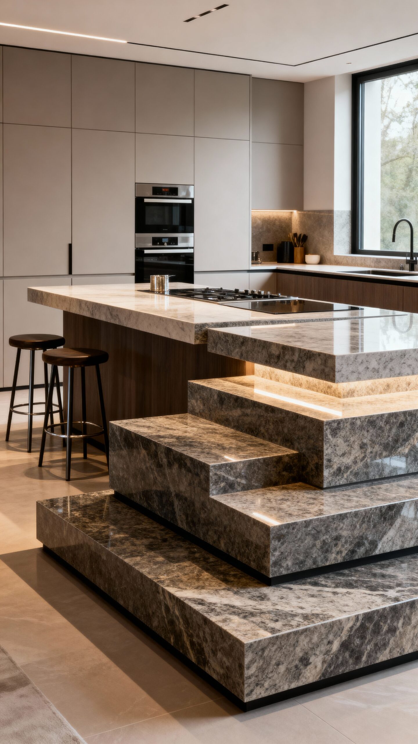 variable counter heights