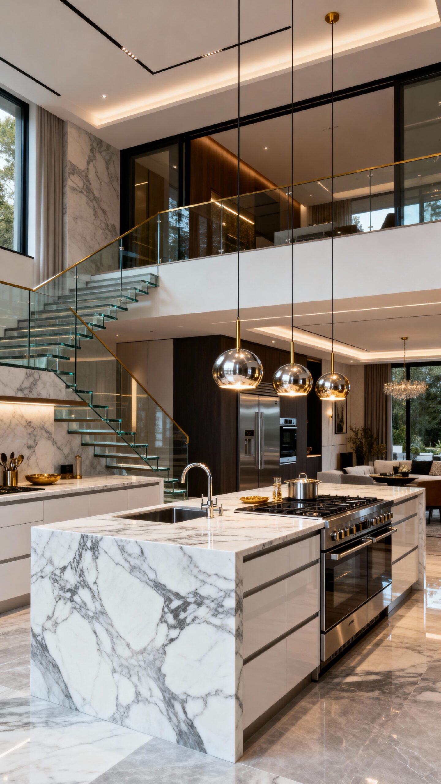 varied levels spacious functionality design drama