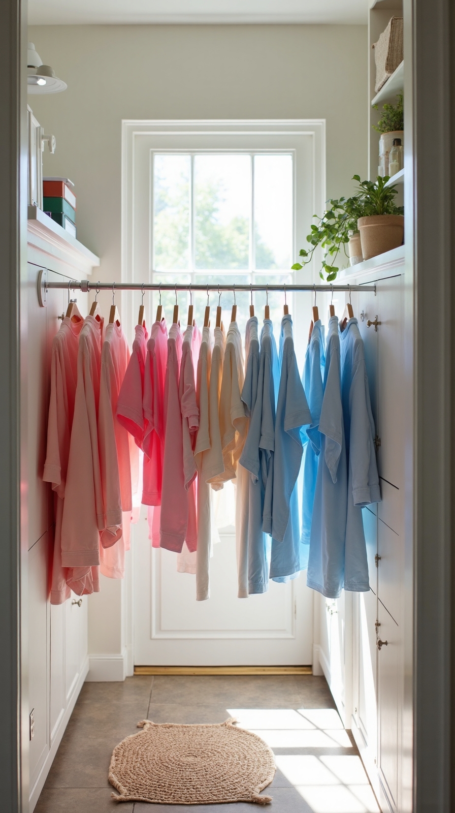 versatile air drying tension rod solution