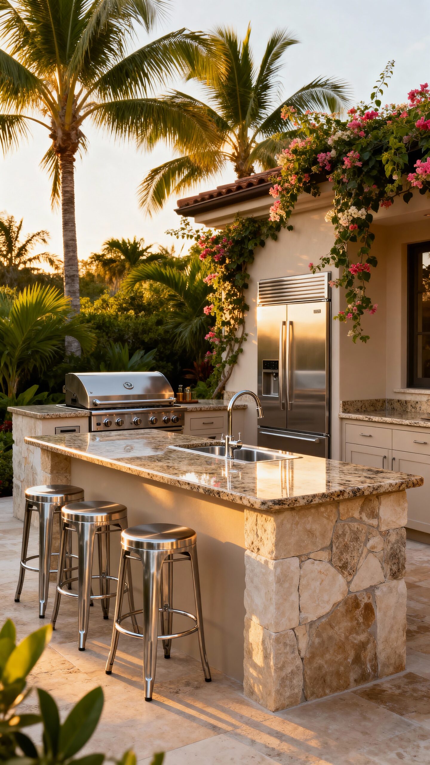 versatile entertaining sociable outdoor kitchen