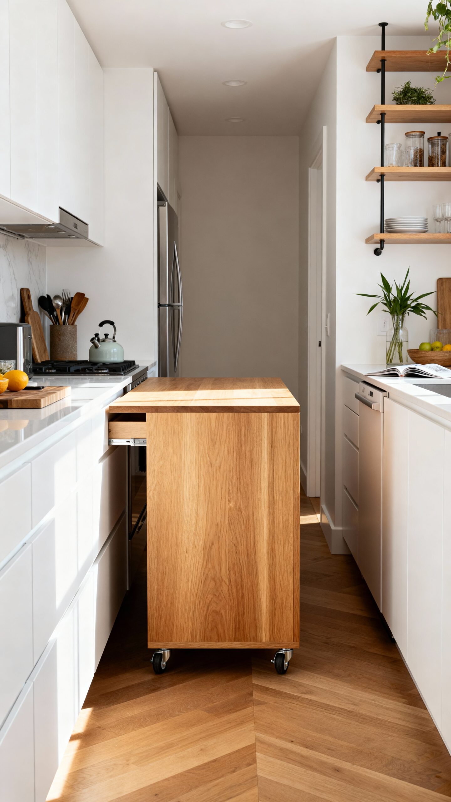 versatile modular flexible kitchen workspace