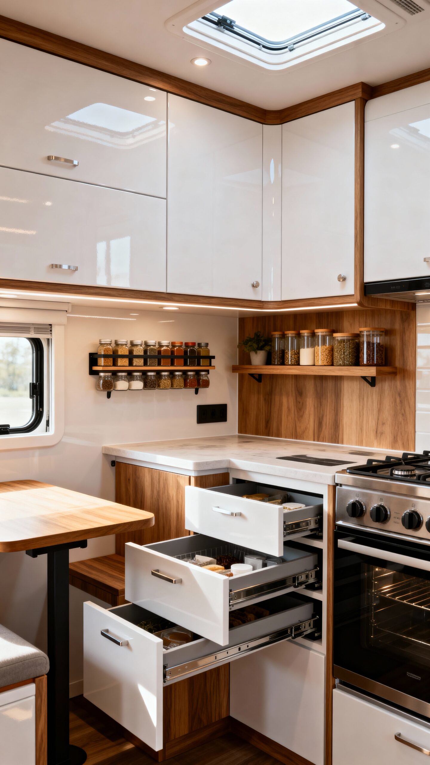 versatile organized space saving kitchen furniture solutions