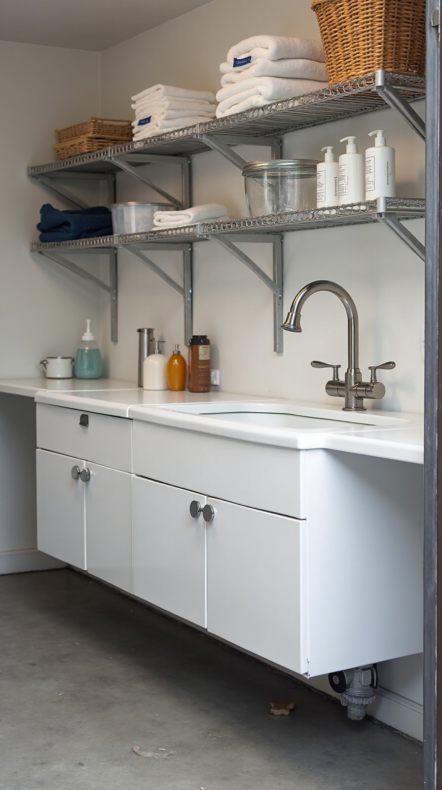 versatile utility sink for garage laundry