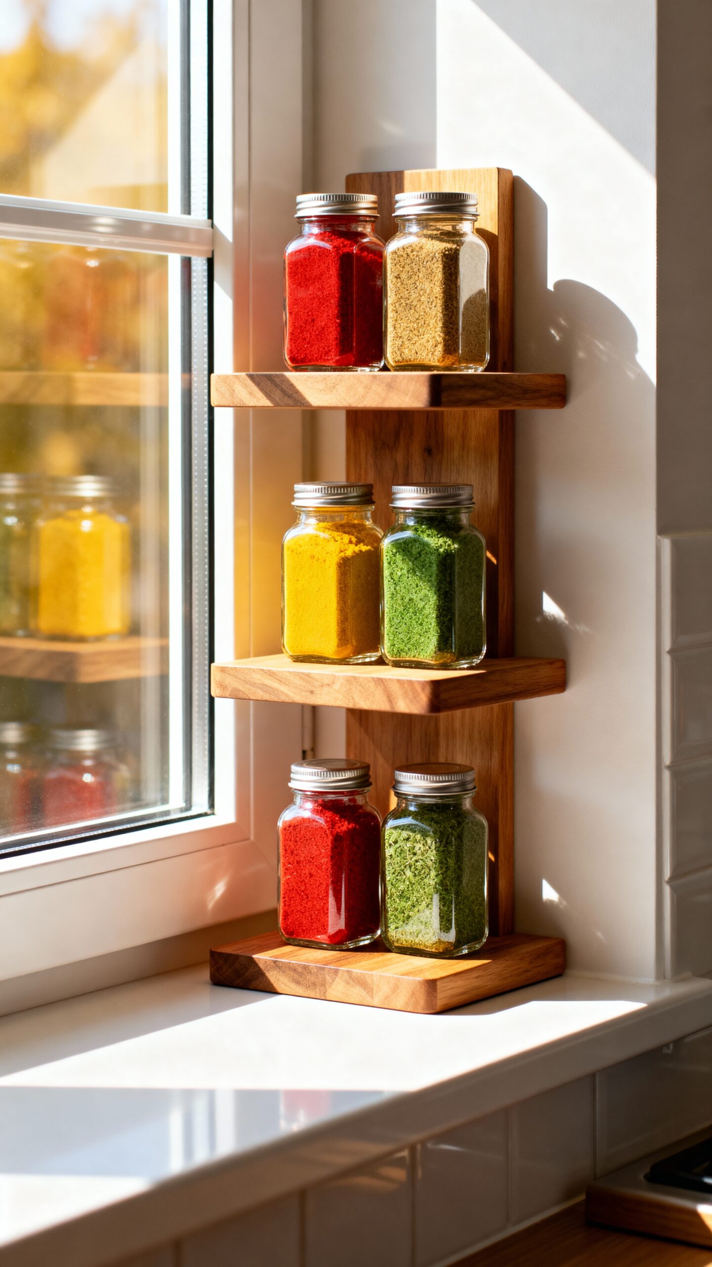 vertical customized accessible efficient spice storage