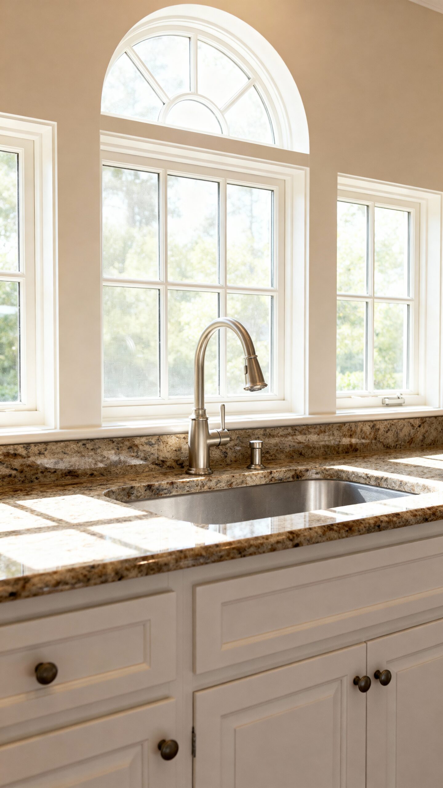 vertical functional dramatic customizable kitchen windows