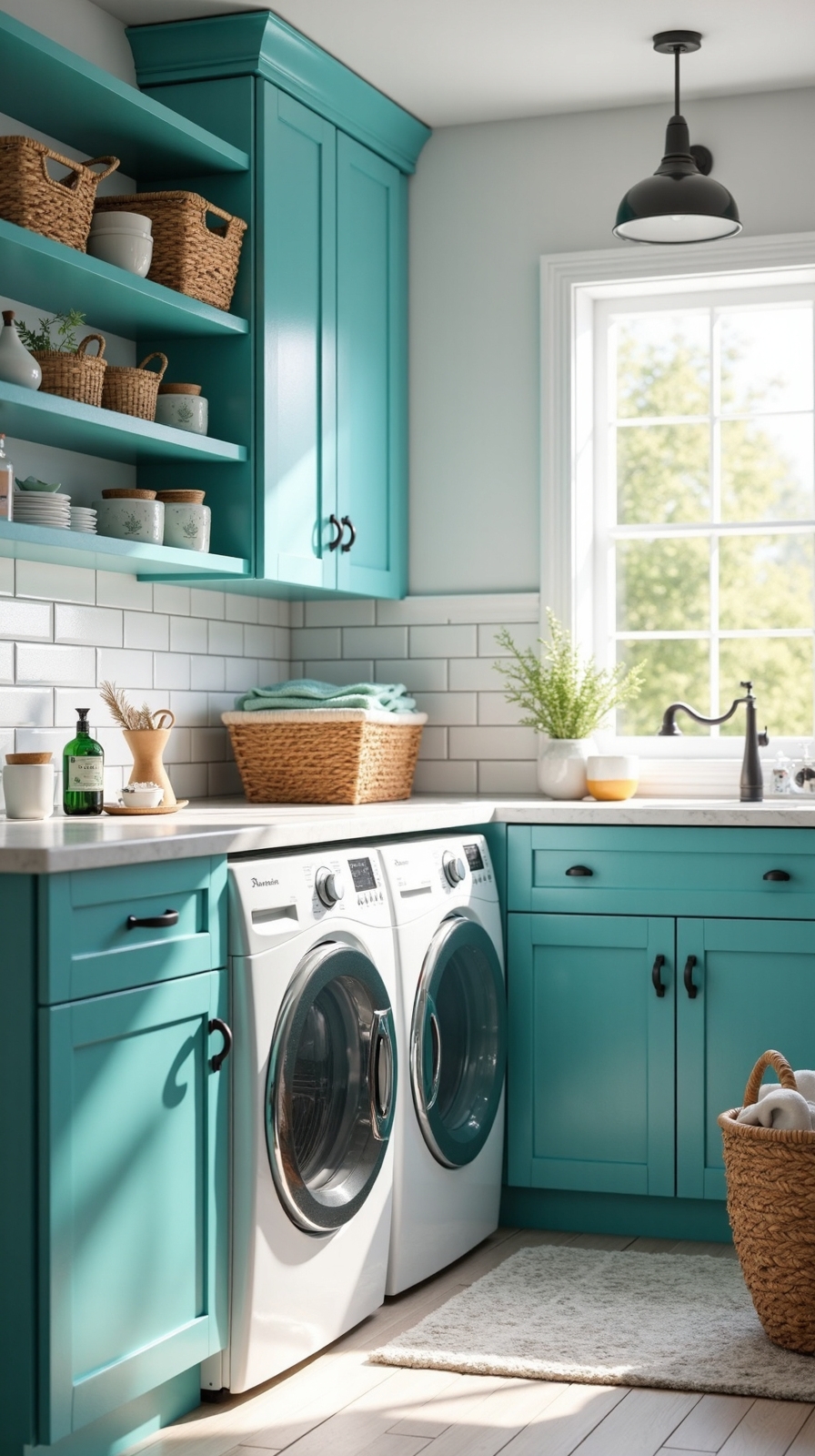 vibrant personalized sophisticated laundry storage