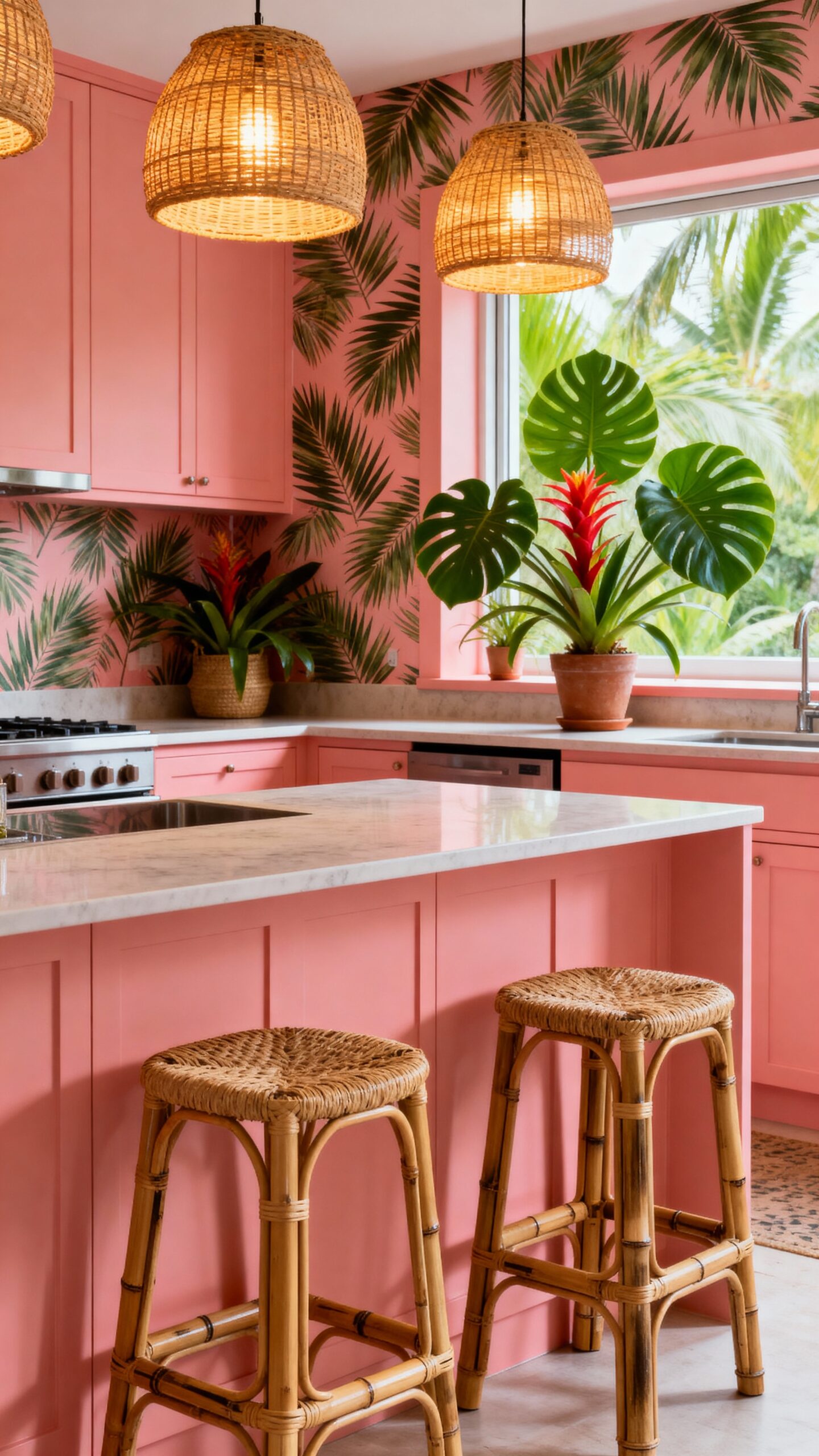 vibrant tropical kitchen oasis experience