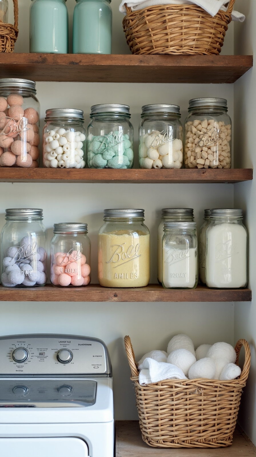 vintage charm meets practical storage