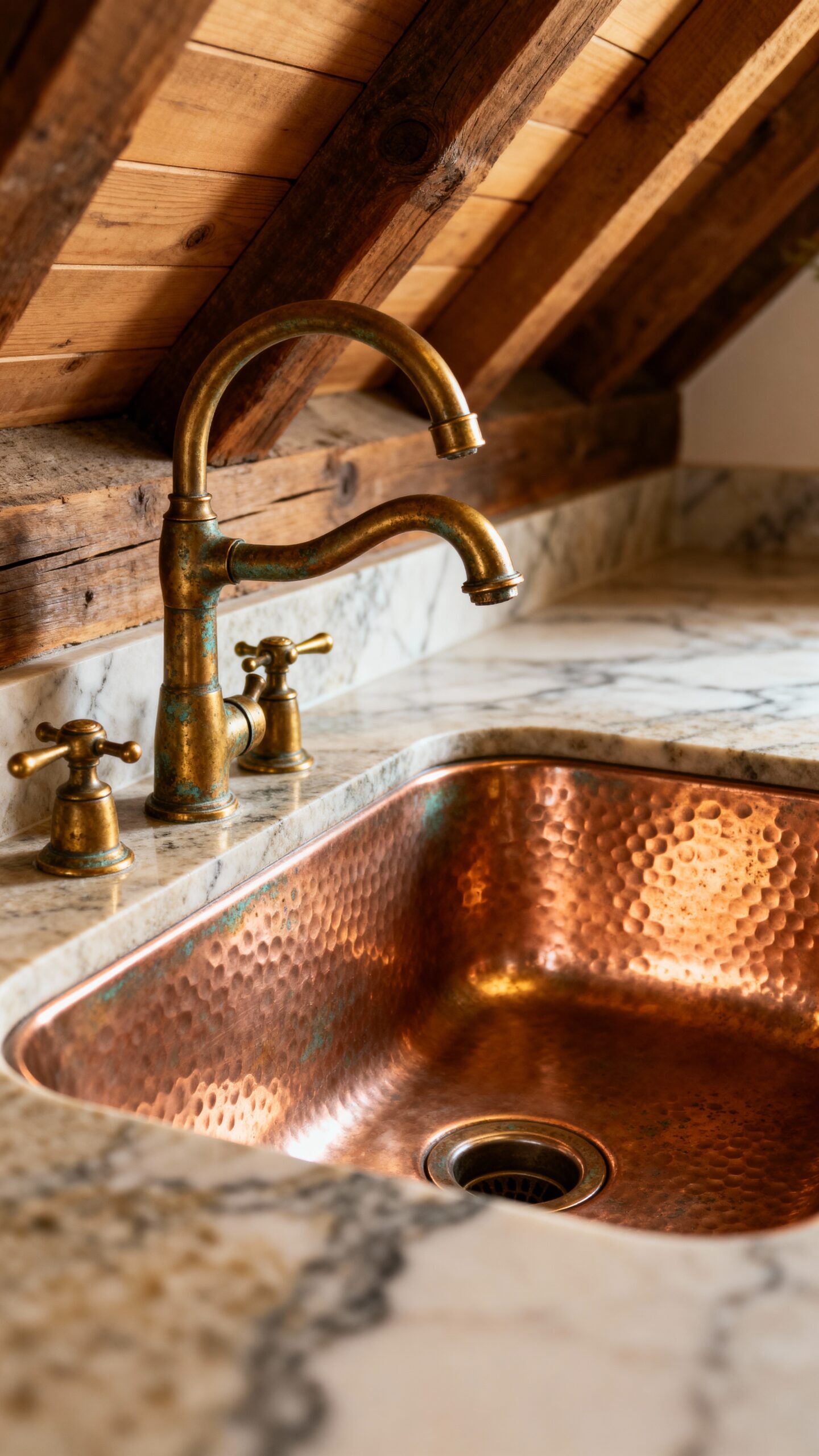 vintage warm handcrafted antimicrobial copper basin sinks
