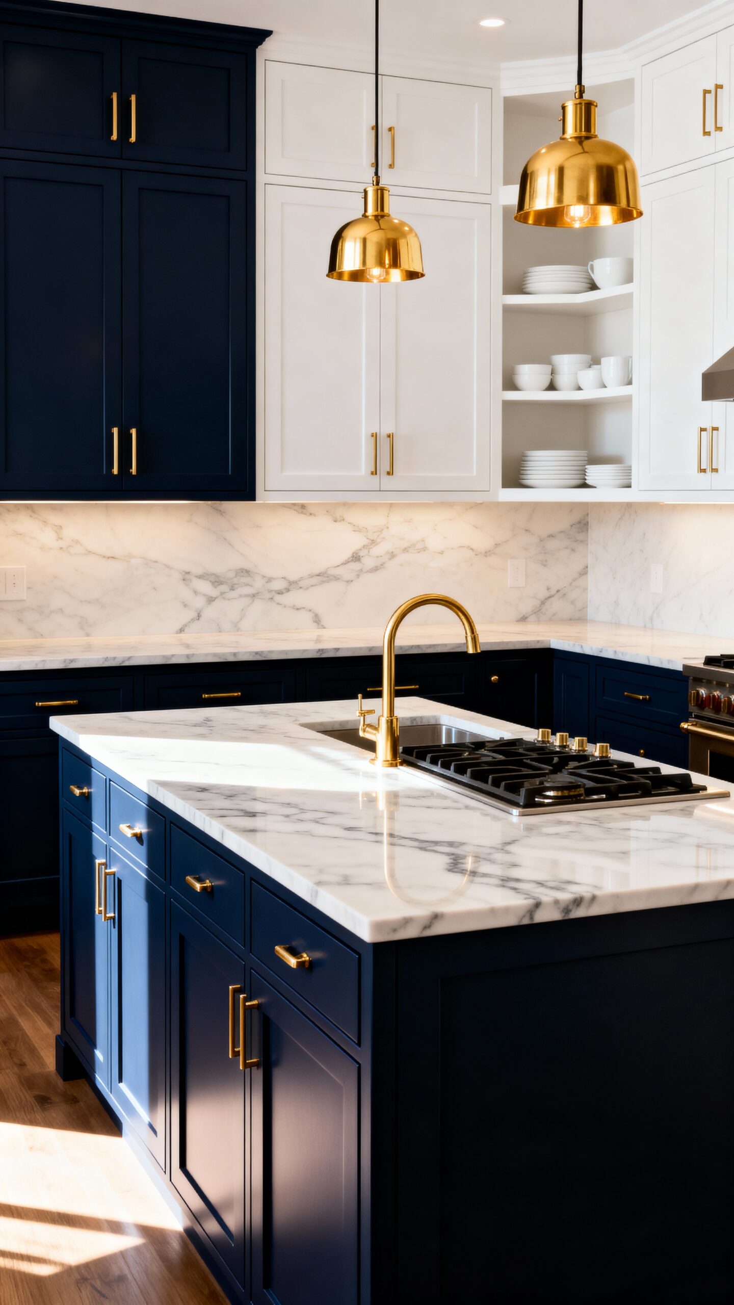 visually striking kitchen color schemes