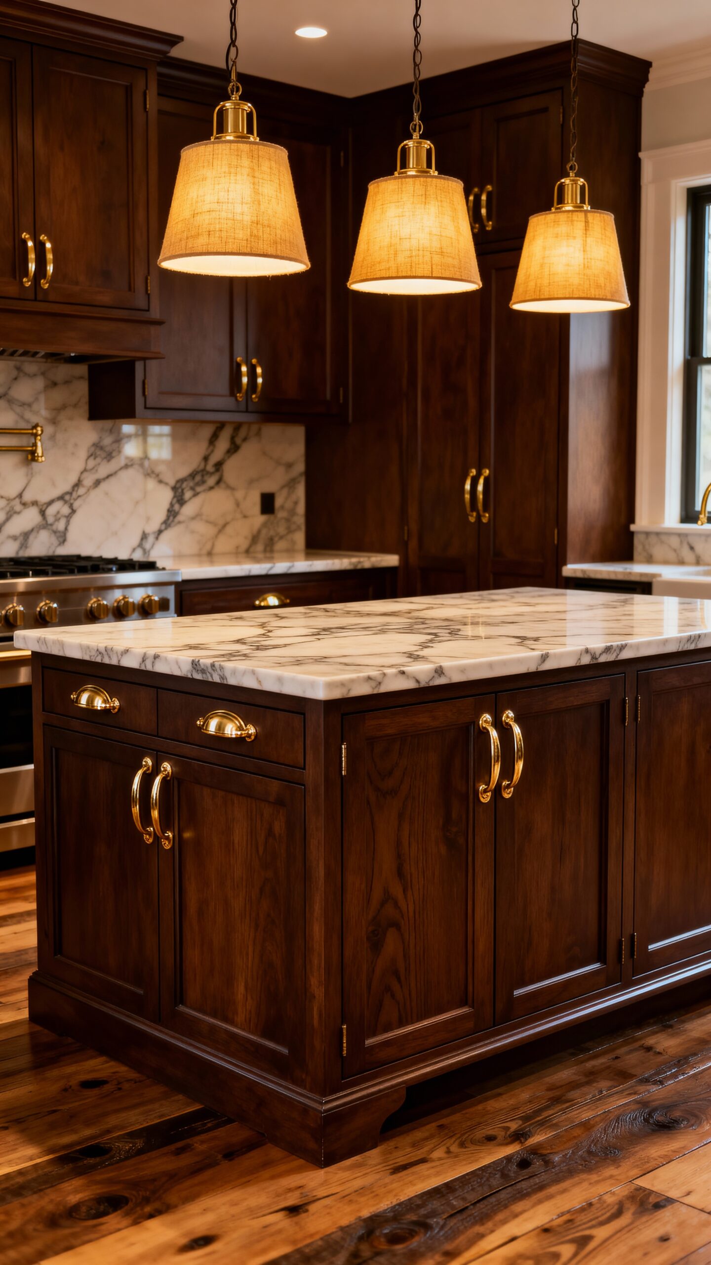 warm classic kitchen cabinet ideas