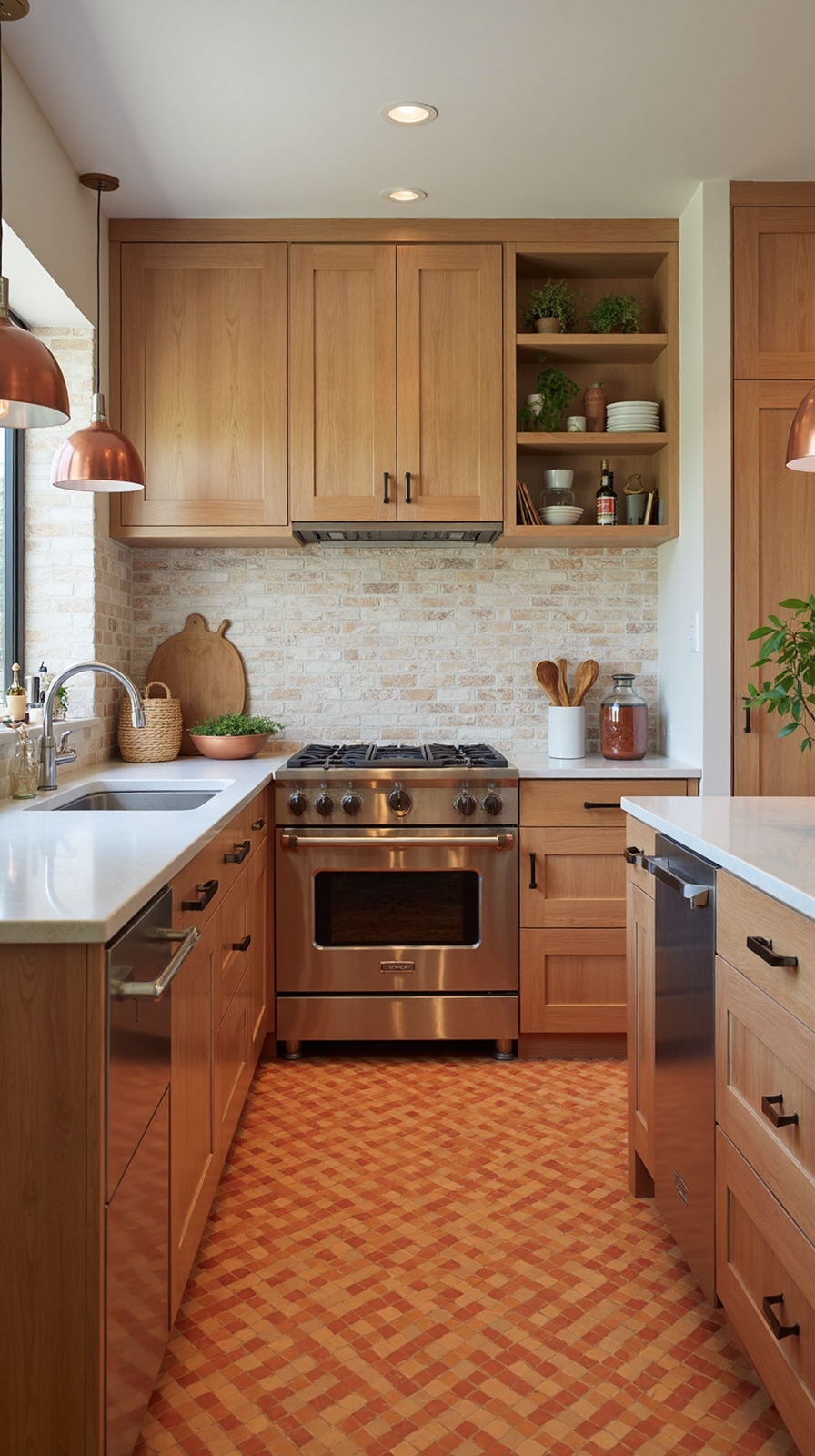 warm earthy inviting kitchen ambiance