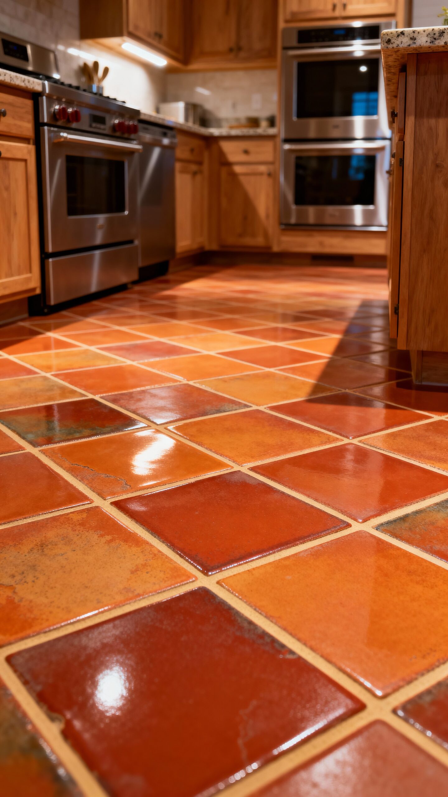 warm earthy rustic mediterranean kitchen