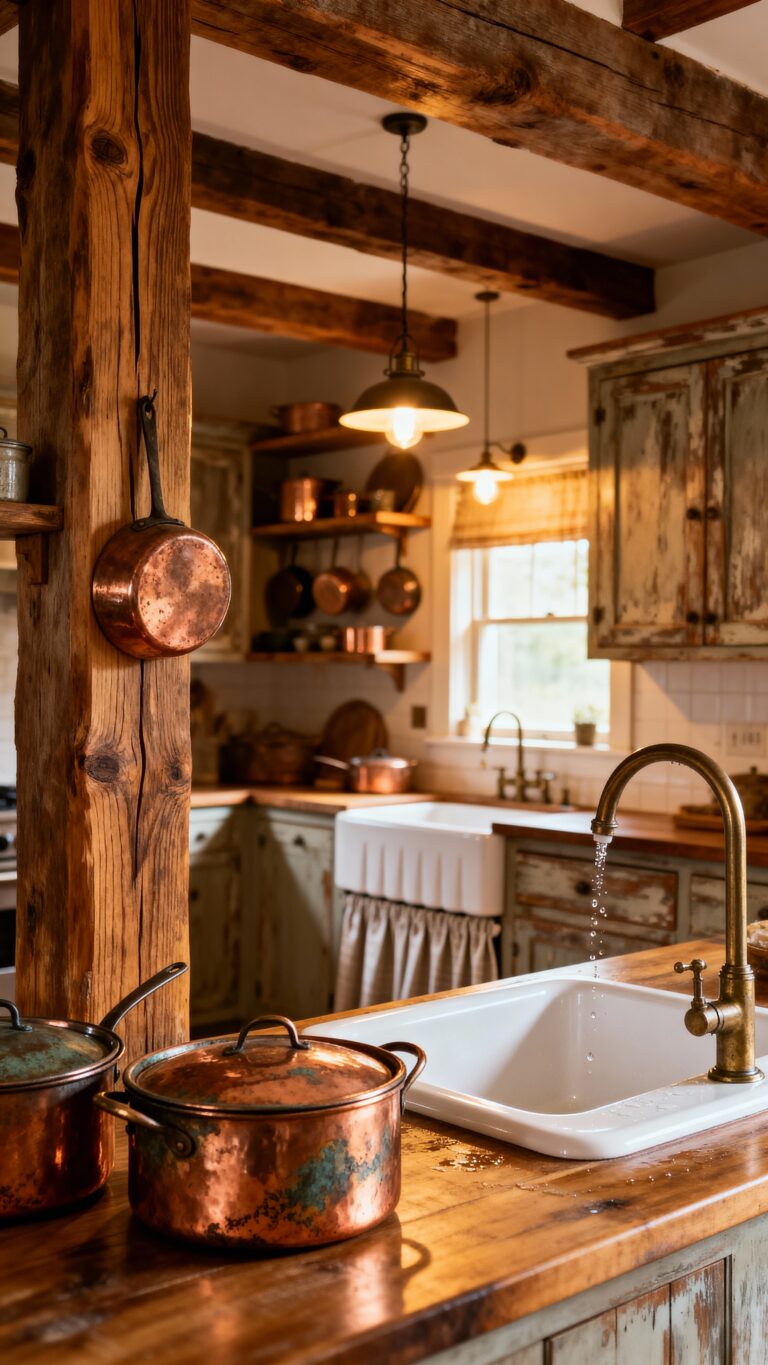 warm rustic timeless kitchen design