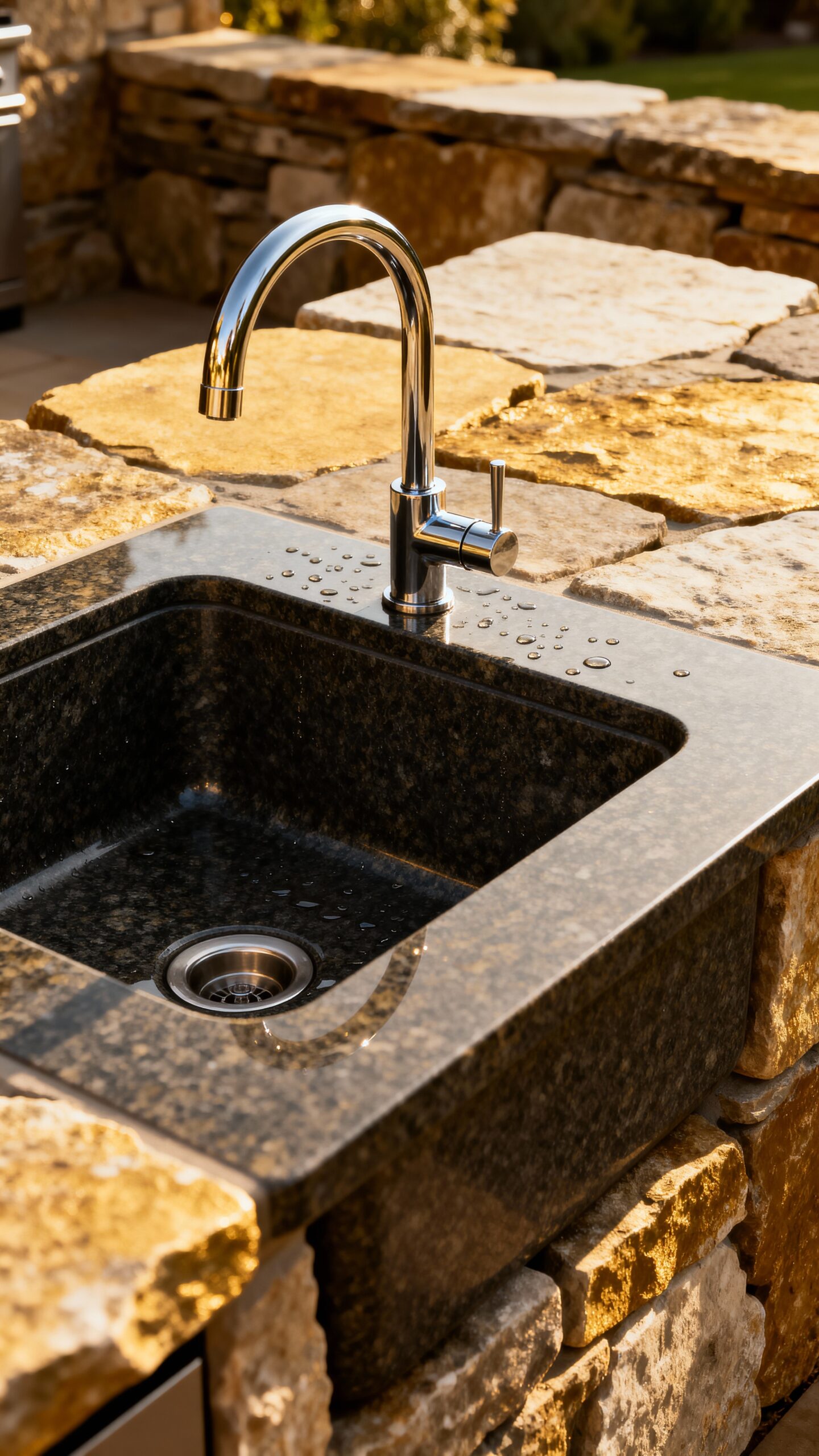 weather resistant outdoor sink