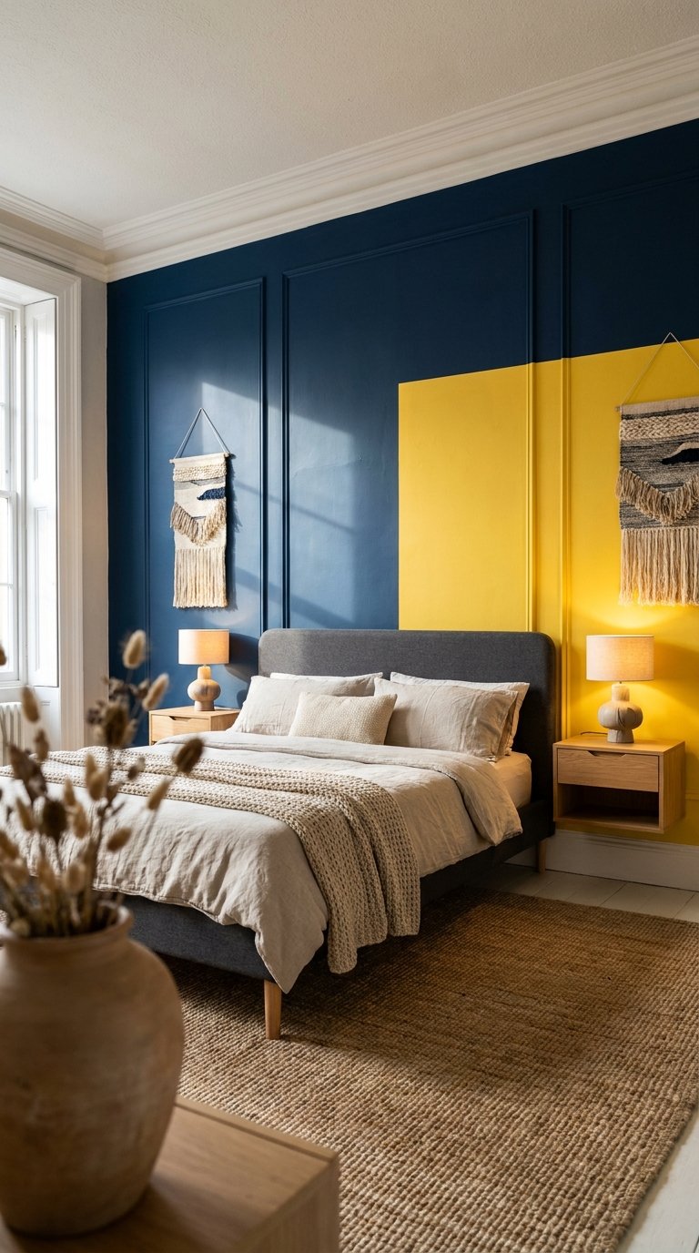 12 Blue and Yellow Bedroom Ideas That Feel Bright and Cheerful