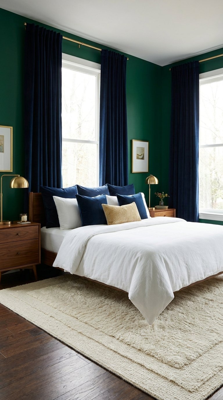 10 Emerald Green Bedroom Ideas That Feel Rich and Bold