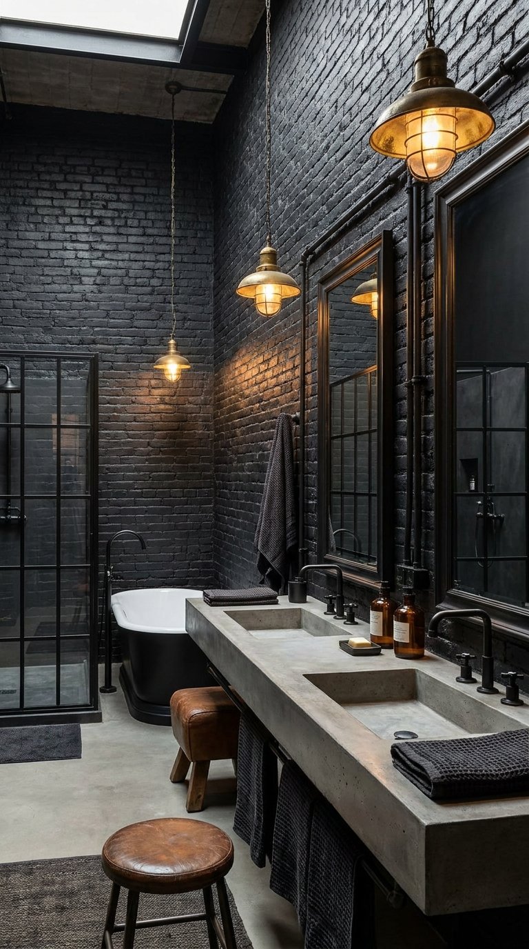 10 Bold Black Guest Bathroom Ideas That Feel Luxe and Sophisticated