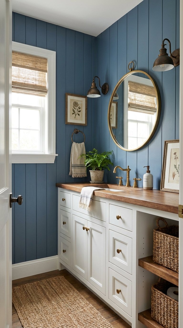 10 Blue Half Bathroom Ideas That Feel Calm and Refreshing