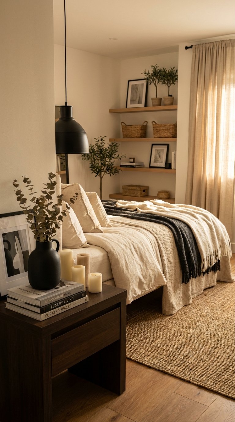 10 Black and Cream Bedroom Ideas That Feel Soft and Elegant