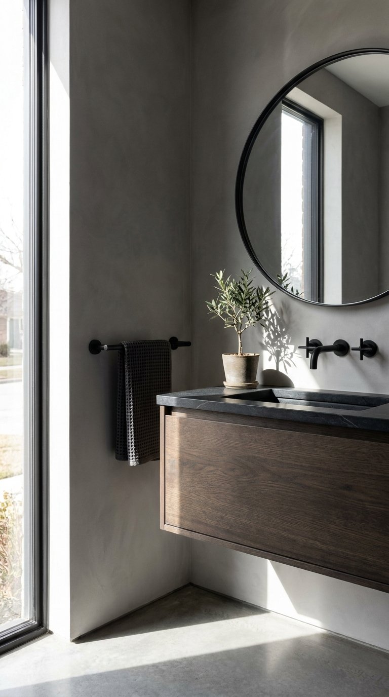 10 Cool Grey Half Bathroom Ideas That Look Effortlessly Modern
