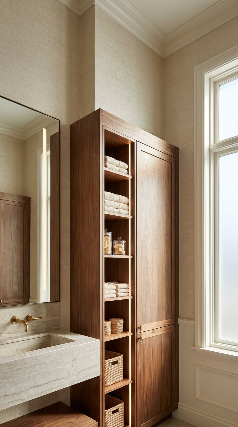 12 Smart Half Bathroom Storage Ideas That Save Space Beautifully