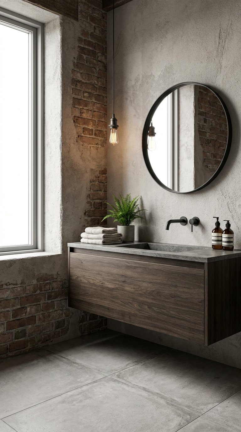 12 Elegant Half Bathroom Floor Ideas That Tie the Look Together