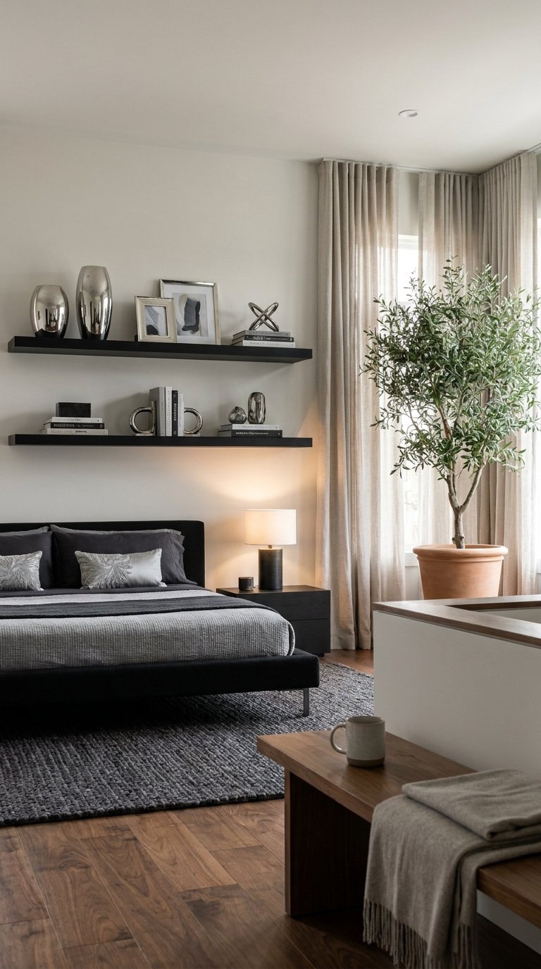11 Black and Silver Bedroom Ideas With Sleek Style