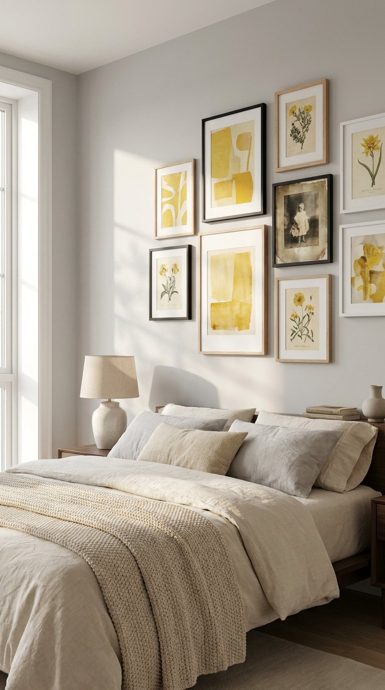 11 Grey and Yellow Bedroom Ideas That Add a Pop of Cheer