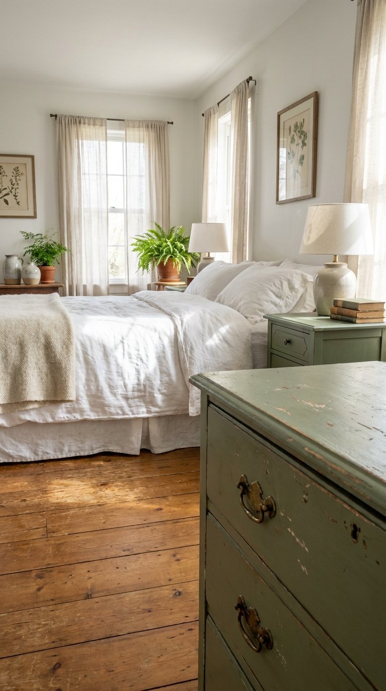 12 Green and White Bedroom Ideas for a Fresh Clean Look