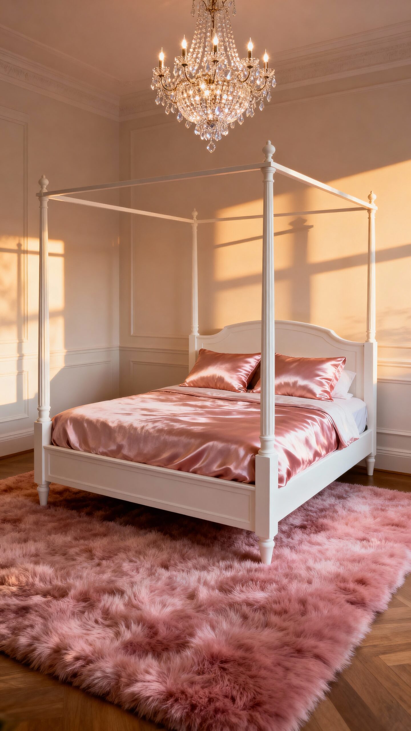 anchor with rose pink rugs